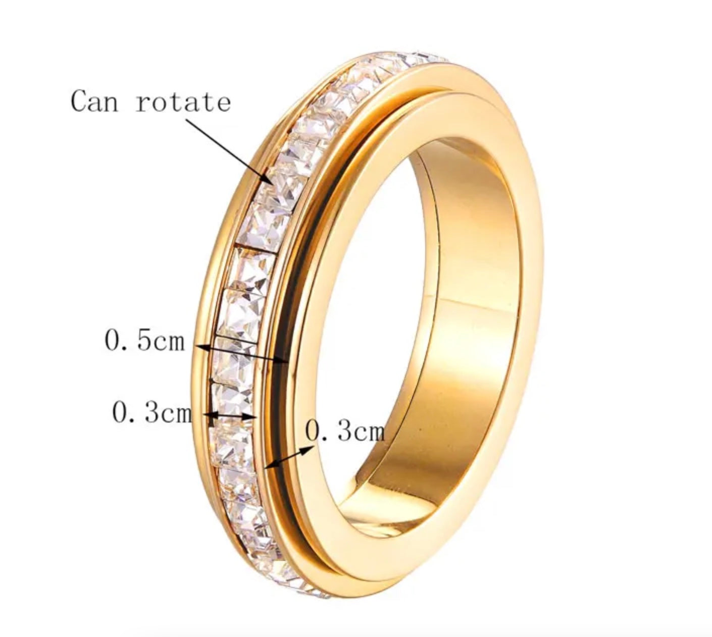 Stainless Steel Rotating Ring