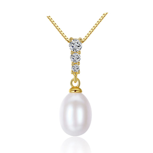 Waterdrop Natural Pearl Necklace